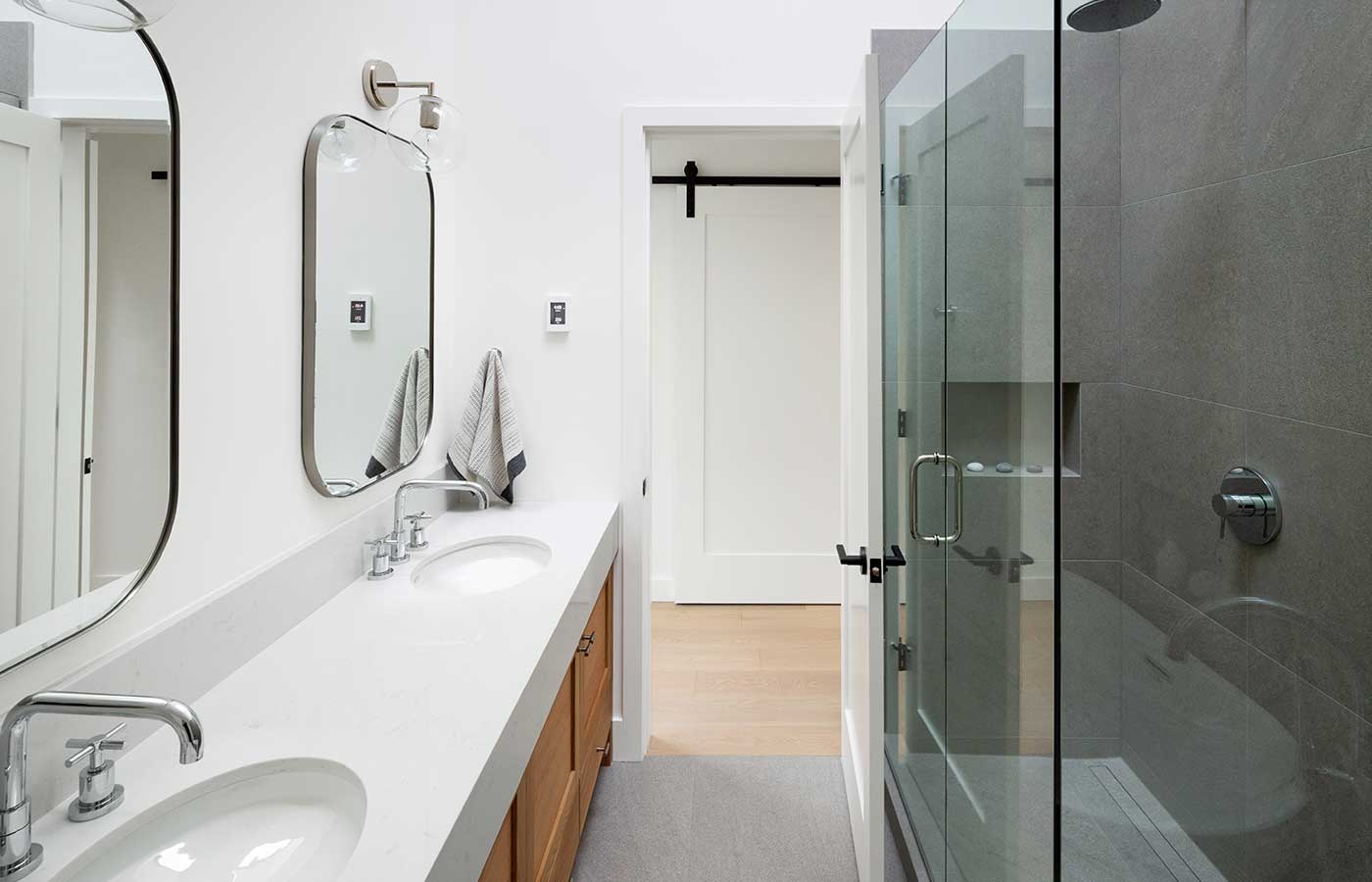 New Modern Farmhouse Bathroom Double Sink