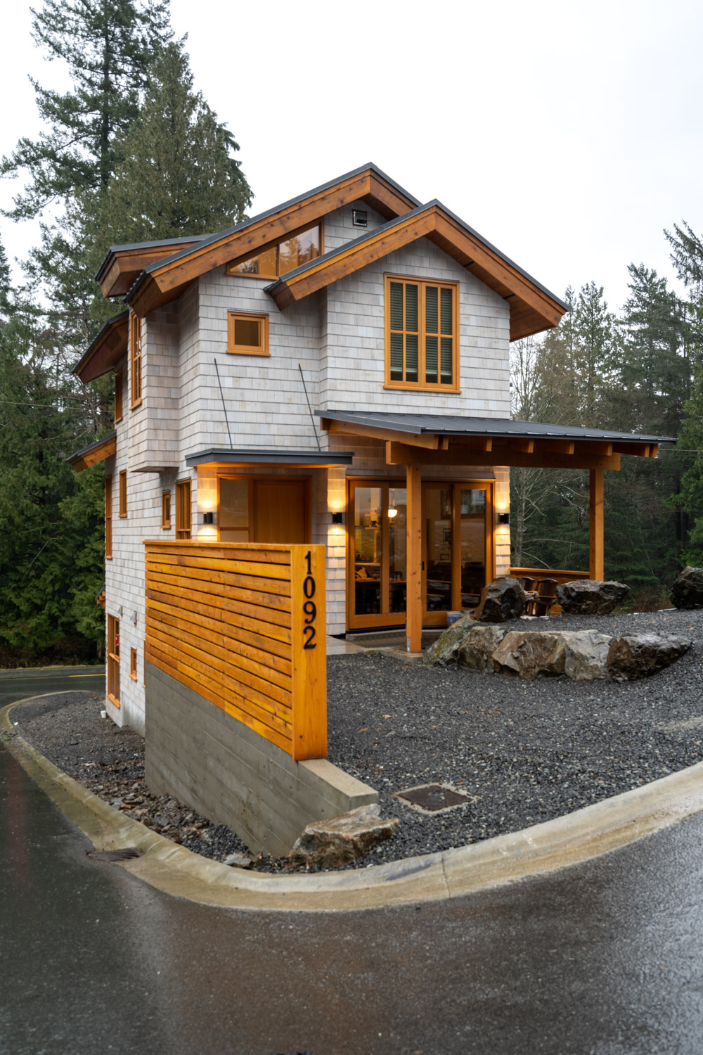 full custom home renovation project - bowen island BC Canada