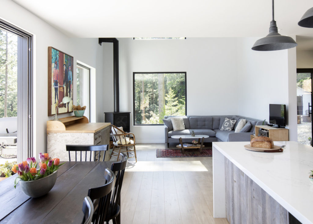 New Kitchen and Living Room - North Vancouver