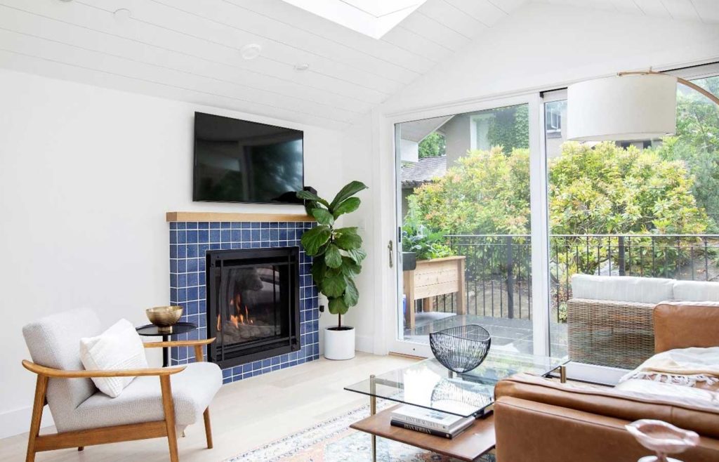 Brick Fireplace House Renovation